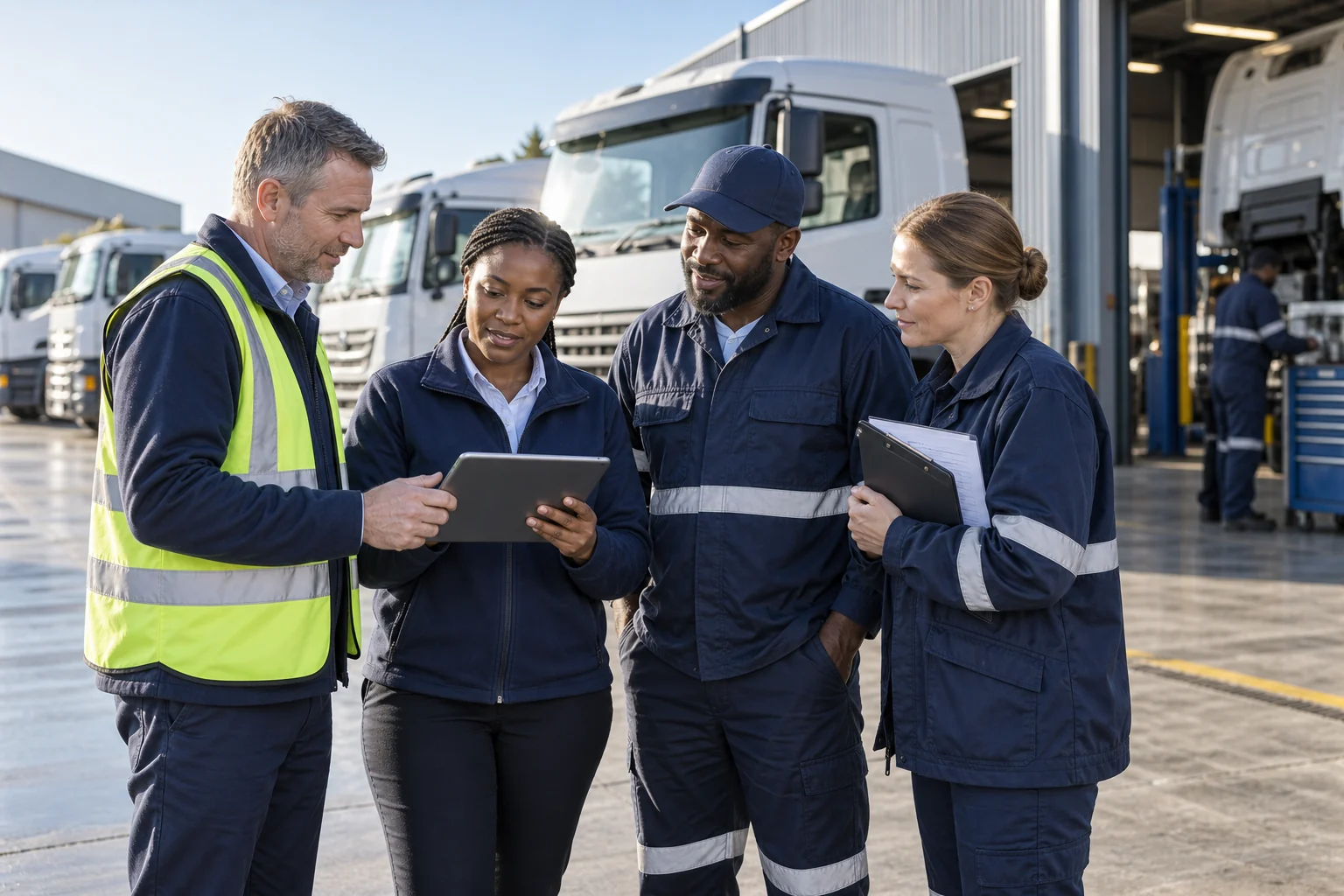 A South African operations team managing a heavy-haulage and commercial vehicle fleet
